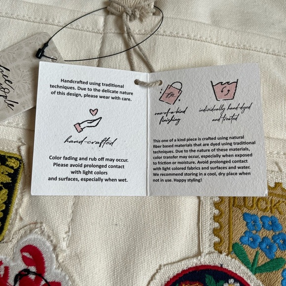 NWT Free People Kiss My Patch Tote - Picture 8 of 8